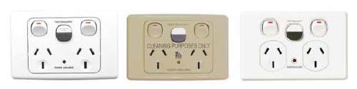 Clipsal Socket Outlet 10mA RCD