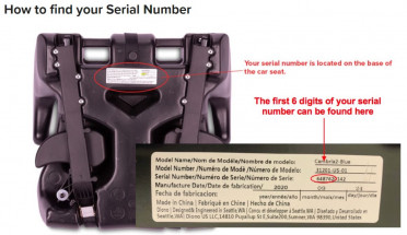 Diono Cambia 2 Car Seat identification