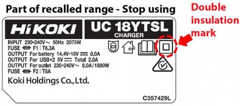 HiKOKI Multi Port Charger Model UC18YTSL identification