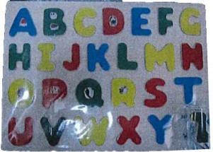 Alphabet puzzle set