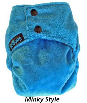 Bebops Cloth Nappy Minky Style