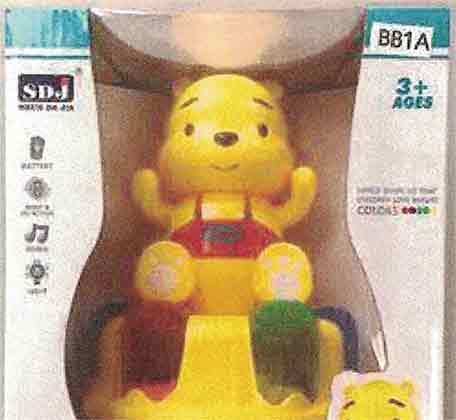 Big Bear Otahuhu yellow cartoon bear toy