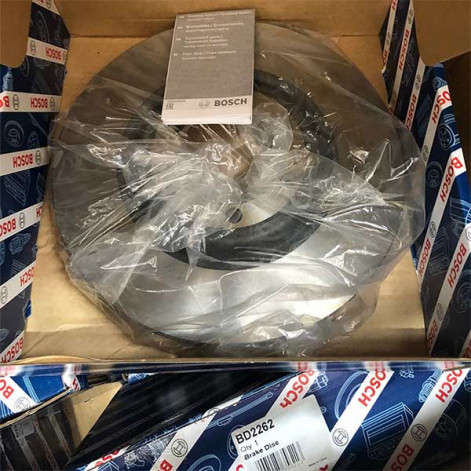 Bosch disc brake rotor in box