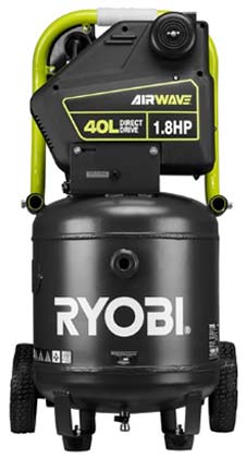 Bunnings RYOBI 40 Litre Air Compressor front