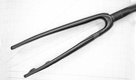 ENVE carbon fork front view