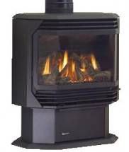 FG38 Open Flued Gas Log Fireplace