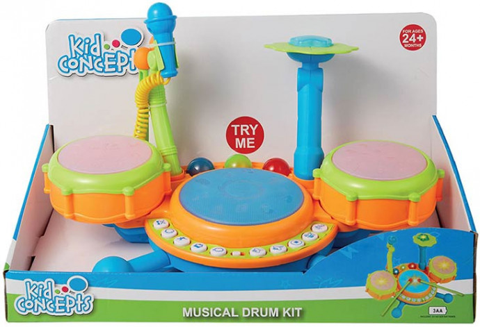 Farmers Kid Concepts branded Musical Drum Kit