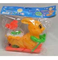 Green rabbit toy skiing 2