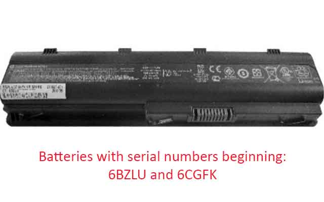 HP Batteries 6BZLU 6CGFK