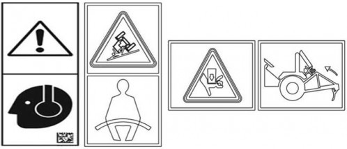 John Deere safety signs