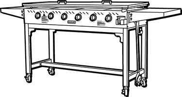 Jumbuck 6 Burner BBQ 200pxh