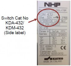 NHP Solar Isolators ID