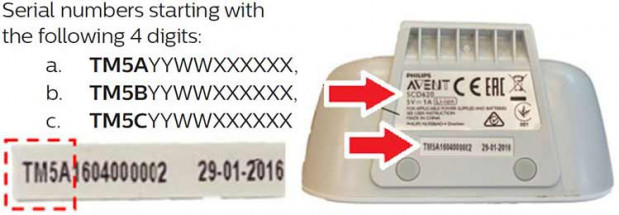 Philips Avent Baby Monitor identification
