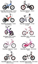 Royal Baby childrens bicycles