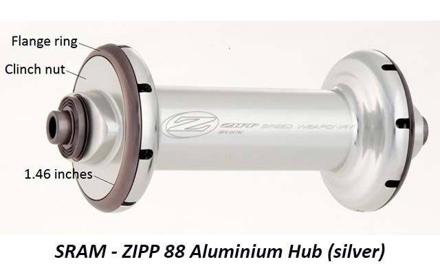 SRAM ZIPP 88 versions 6 7 8 silver