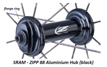 SRAM ZIPP 88v6 88v7 and 88v8 front hub black