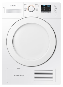 Samsung Condenser Dryer DV70H4400CW SA 001 Front White