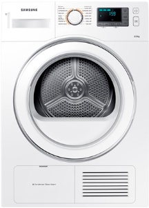 Samsung Condenser Dryer DV80H4100CW SA 001 Front White