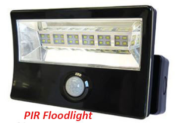 Simx LED floodlight with PIR