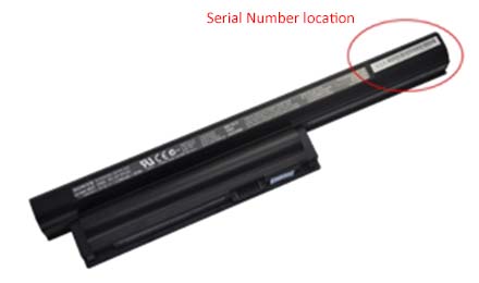Sony VGP BPS26 battery pack identifier image