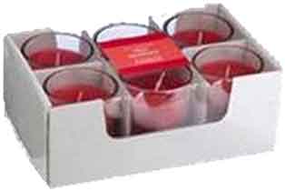 Spotlight Aroma Sensations candles 6 pack