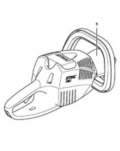 Stihl HSA 65 85 Hedge Trimmer sketch