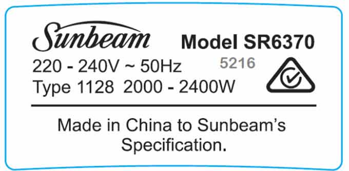 Sunbeam Aeroglide Rapid Iron1