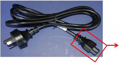 Toshiba AC power cord image