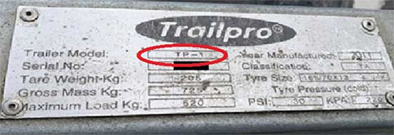 Trailpro label