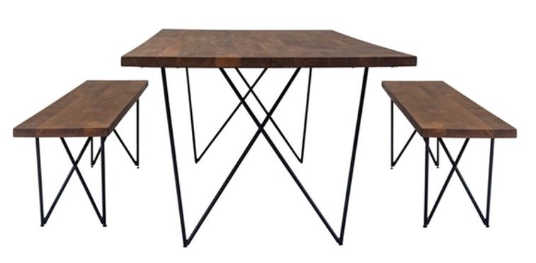 nood sylvan dining table bench