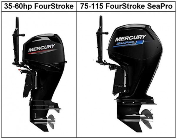 Mercury Outboard FourStroke Mounted Tiller Handle Engines