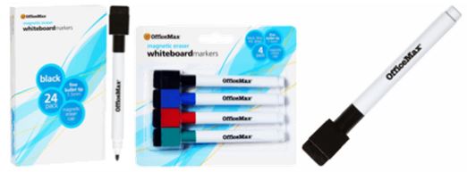 OfficeMax Mini Magnetic Whiteboard Marker with Eraser
