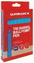 OfficeMax Warwick Tri Barrel Ballpoint Pens