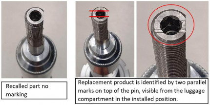 Ohlins Racing AB front suspension struts