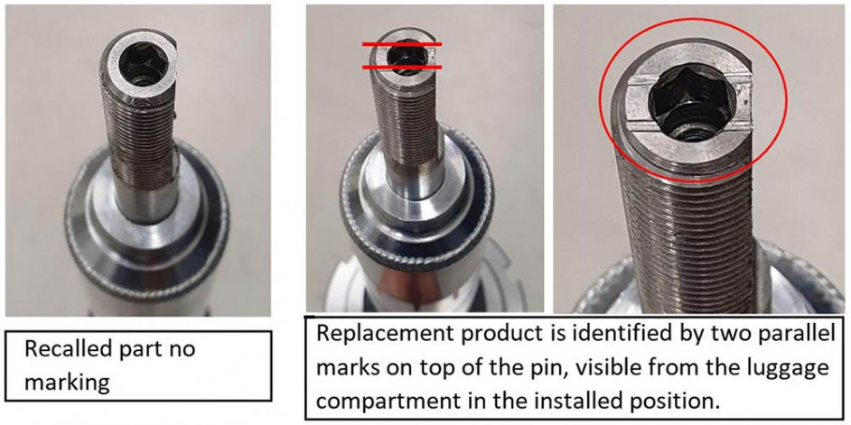 Ohlins Racing AB front suspension struts