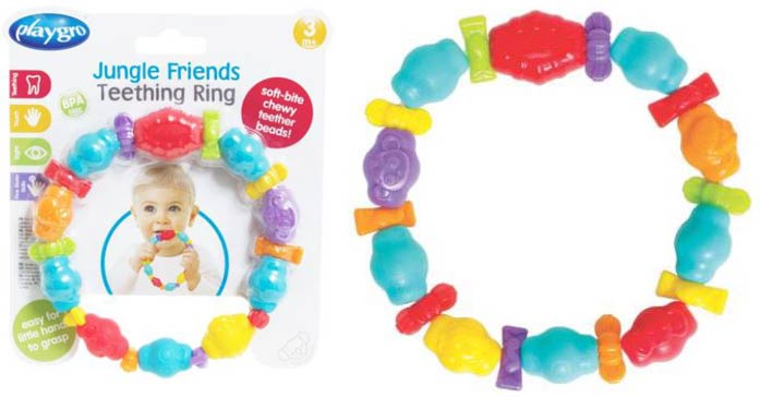 Playgro Jungle Friends Teething Ring