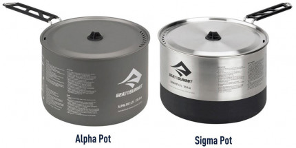 Sea to Summit Alpha and Sigma Pot