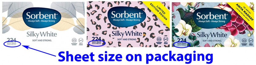 Sorbent Facial Tissues identification