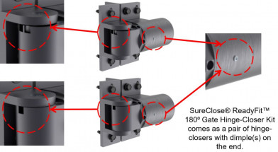 SureClose READYFIT 180 Hinge Closer Kits v2