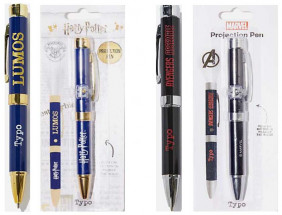 Typo Harry Potter Lumos and Marvel Avengers Assemble Projection Pens