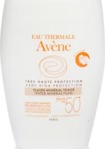 Avene Very High Protection Tinted Mineral Fluid SPF 50+ For Sensitive Intolerant Skin 40ml1.3oz