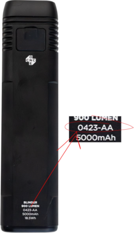 Blinder 900 identifier