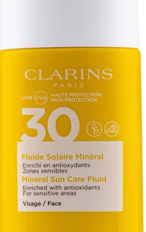 Clarins Mineral Sun Care Fluid For Face SPF 30 For Sensitive Areas 30ml1oz