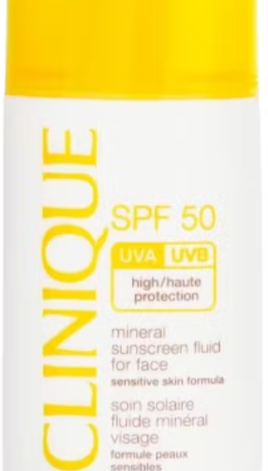 Clinique Mineral Sunscreen Fluid For Face SPF 50 Sensitive Skin Formula 30ml1oz