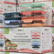Ello Glass 10pc Meal Prep Set 1