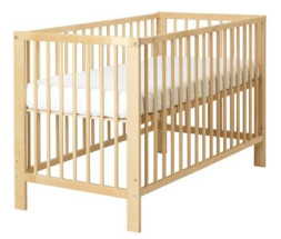 IKEA Gulliver Birch Wood Cot