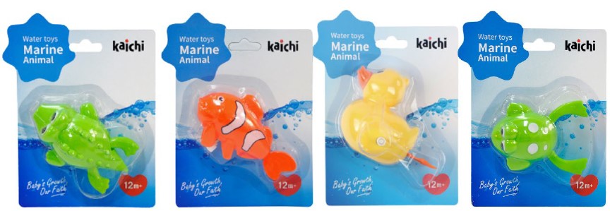 Kaichi branded wind up animal bath toys Sold at Toy World