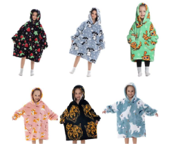 Kids Hooded Blanket