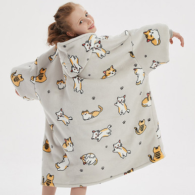 Kids Kitty Cat Mega Hoodie
