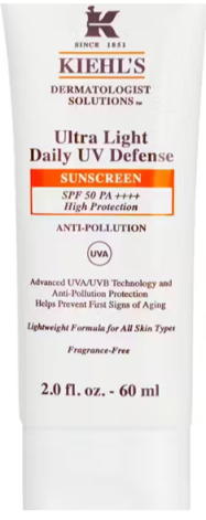 Kiehls Ultra Light Daily UV Defense SPF 50 60ml2oz